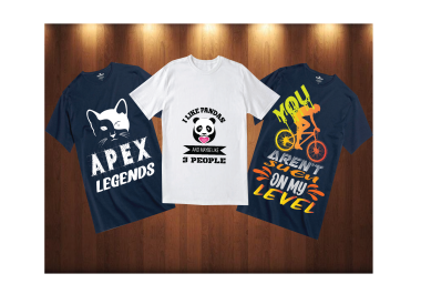 I will do unique designs for your t shirt brand within 12 hours