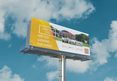 I will do impactful billboard and rollup banner design for you