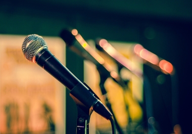 I will deliver a female voiceover that wows the crowds