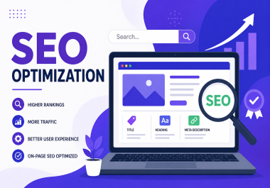 I will optimize meta title,  description and alt text for SEO