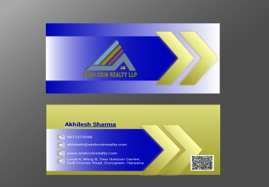 I will design a professional business card,  visiting card letterhead