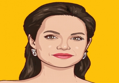 I will draw a cool photo,  cartoon,  caricature of your photo