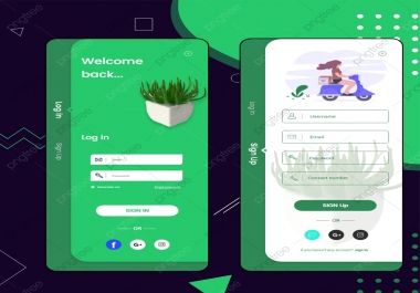I will do mobile app development,  UI design for android and IOS using flutter