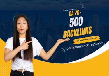 500 Shortened Backlinks to Strengthen Your SEO Profile
