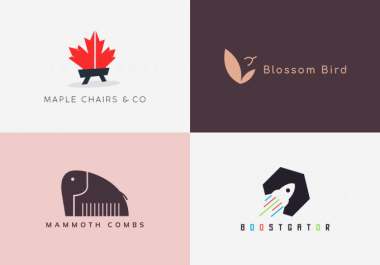 I will do 2 minimal logo design