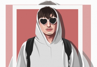 I will draw your photo into cartoon art