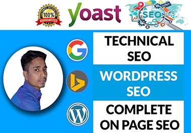 I will do wordpress yoast on page and technical SEO optimization