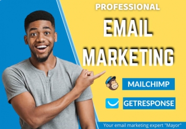 I will do mailchimp landing page,  getresponse landing page,  email marketing mailerlite