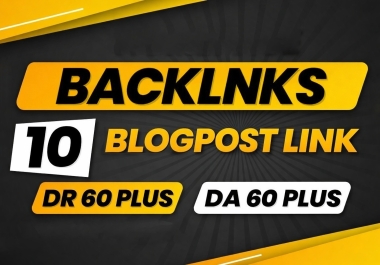 Professional Link Building Package Featuring 10 Contextual post Backlinks DA DR 60+ For Businesses
