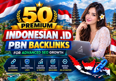 50 Premium Indonesian. ID PBN Backlinks for Advanced SEO Growth