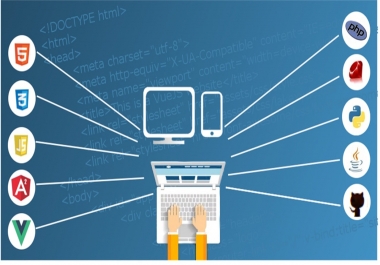 We will do all your web developments, front and back end,  php,  js