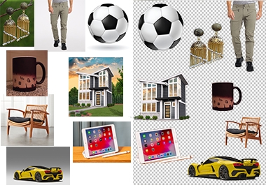 I will do Any products background removal from 30 images