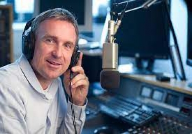 I will Record Today a 100 - 200 Word VOICEOVER For Your Project Or Business Advert