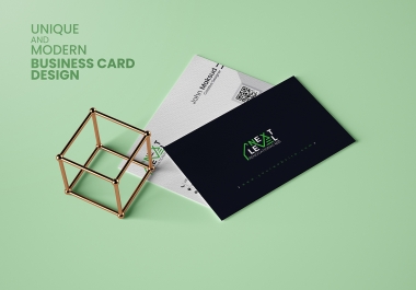 I will create unique and modern Business Card Design in 6 hours