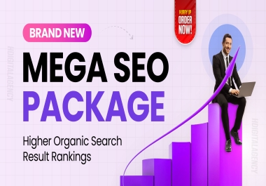 Brand New Mega Premium SEO Package with Guaranteed Results or Money Back