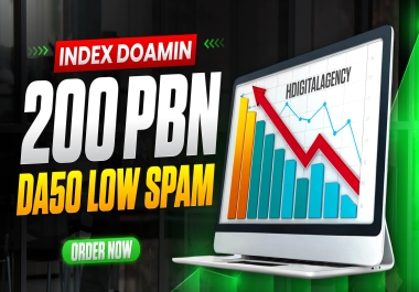 Get 200 Unique High-Authority DA50+ PBN Dofollow Permanent Backlink Quick Indexing