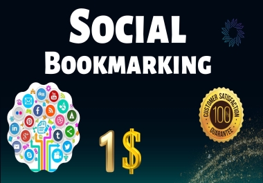 101 Dofollow bookmarks Hand made Backlinks Indexable to boost your site