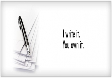 I will ghostwrite quality content for your article,  project,  ebook,  etc