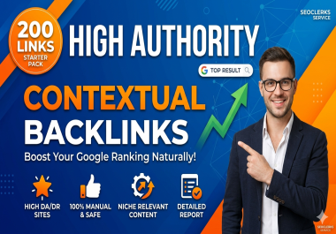 Get 200 Contextual Backlinks Boost Your Google Ranking