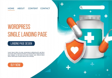 I will Build and develop Wordpress website,  squeeze page or landing page,  ecommerce store,  blog site