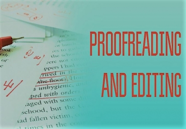 I will proofread anything in english professionally within one day