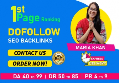 build 750 high authority SEO dofollow backlinks