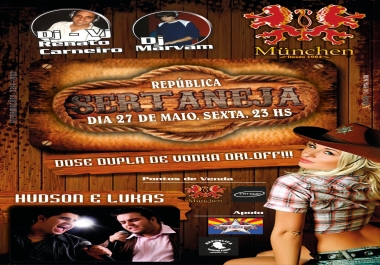 I will design creative flyer and poster in 24