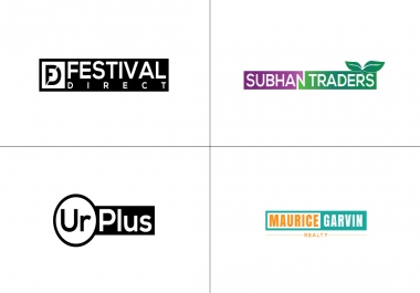 I will design a professional modern minimalist business logo