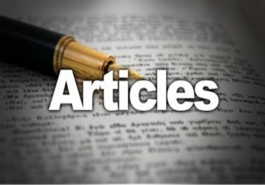 An exclusive article of 1000 words