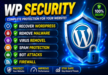 I Will Remove Malware From Your WordPress Website and Fix Hacked Files,  Redirects & Security Issues