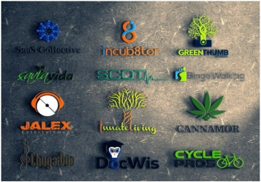 I will make a world class logo for with professionality and different designs