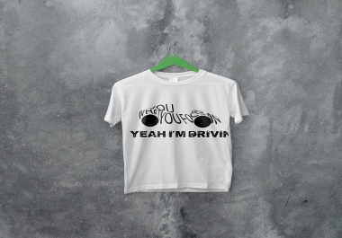 I will create an awesome graphic and typography tshirt design