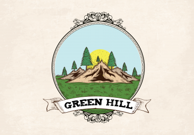 I will do hand drawn vintage logo and vintage T-shirt design