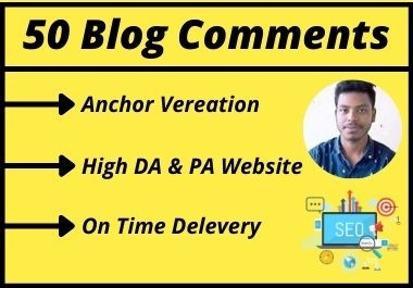 I Will Manually Create 50 Do-follow Blog Comment Backlinks