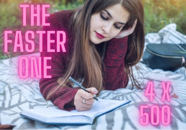 Writing professional articles 500 words