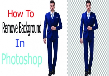 I will remove background product image in Photoshop