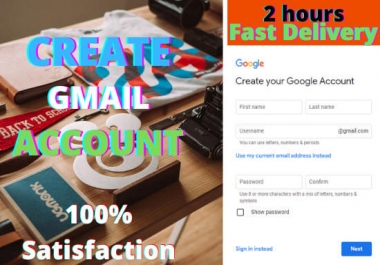 I will create email account for you