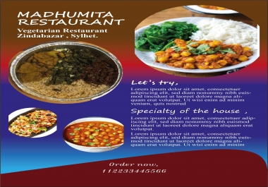I will design stylish flyer,  poster or magazine ad