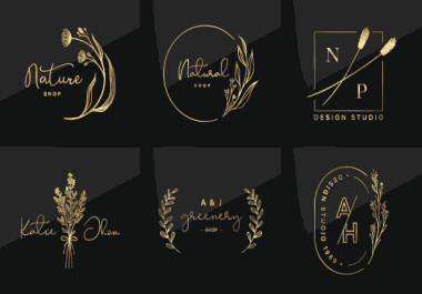 I will design a luxury modern and elegant minimalist logo in 12 hours