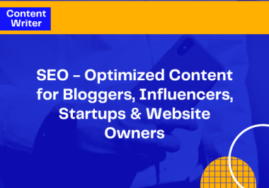 I will write 3 high quality SEO optimized content using AI