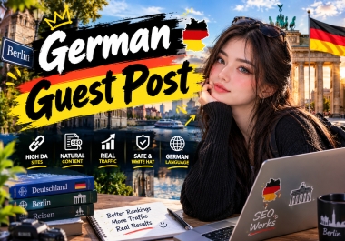 Provide German guest post on a High quality De websites