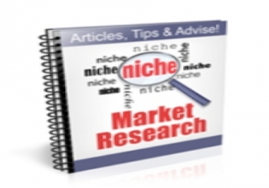NICHE MARKET RESEARCH SOFTWARE
