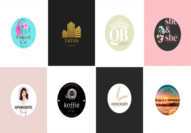 I will do 2 modern minimalist logo design