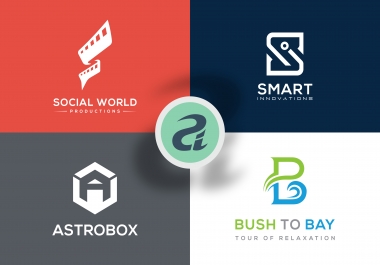 I will design Creative Modern Flat Minimalist logo