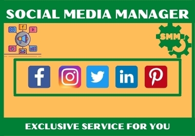 Social media manager and content creator