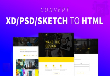 I will be your front end developer and designer