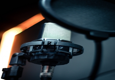 I Will Record 100 Words VOICEOVER For Your Project Same Day With the best quality