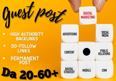 Digital Marketing Guest Post On High DA website with Do-Follow link