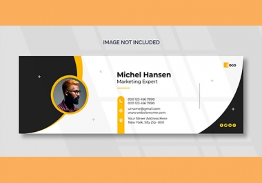 I will create html email signature or clickable email signature