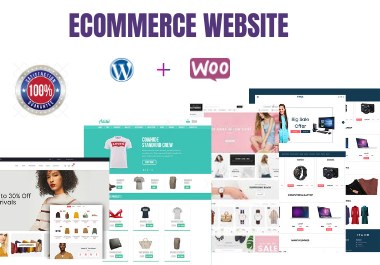 I will create a responsive wordpress ecommerce or woocommerce